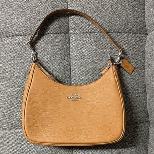 Coach Tan Leather Shoulder Bag